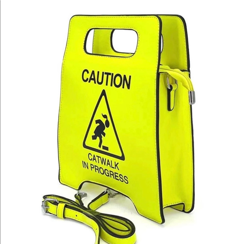Caution Sign Fashion Bag